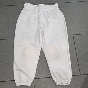Kids Classic White Baseball Pants